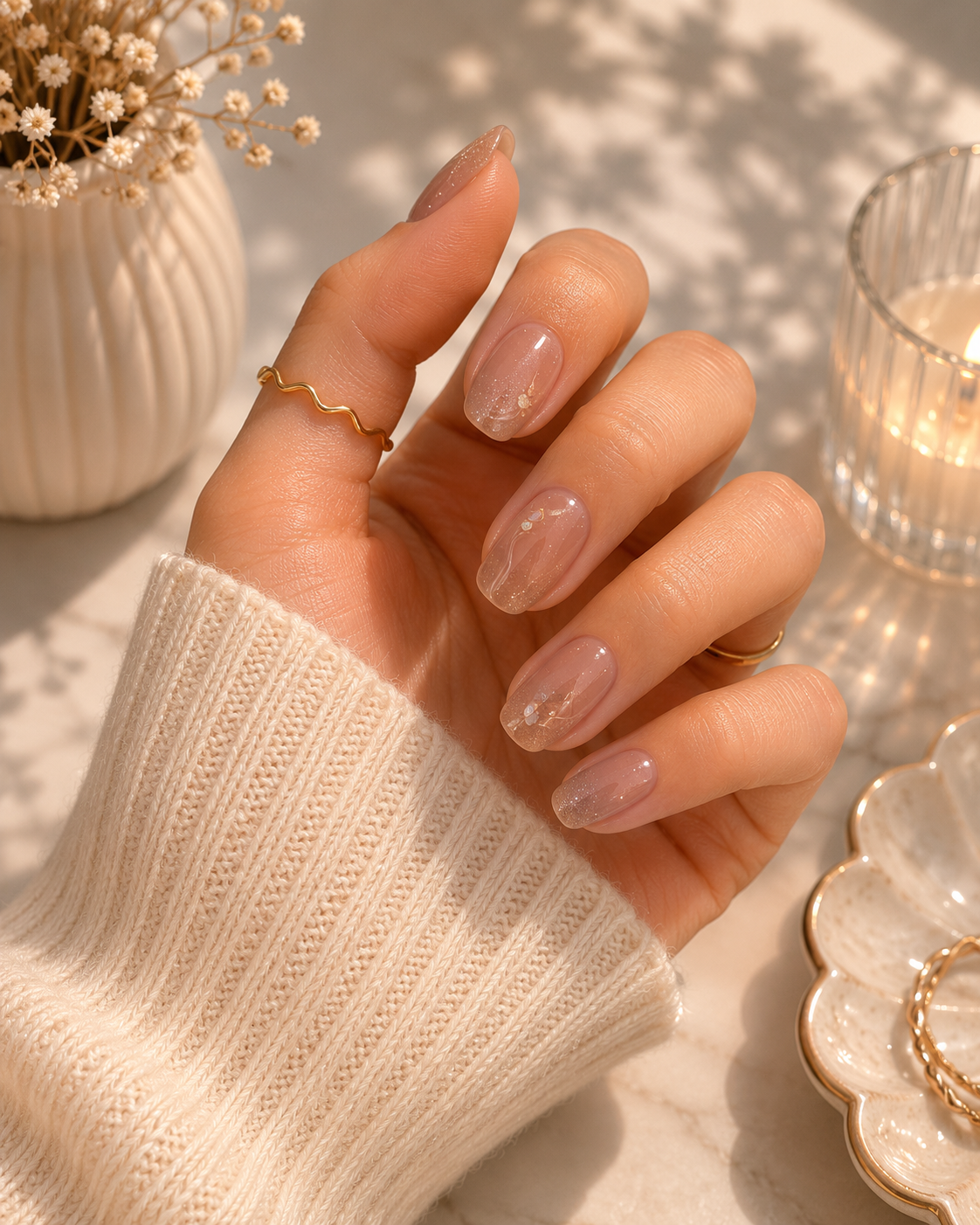 Solid Color Nails